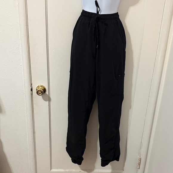 Eddie Bauer Black Fleece-Lined Track Pants - Picture 1 of 14